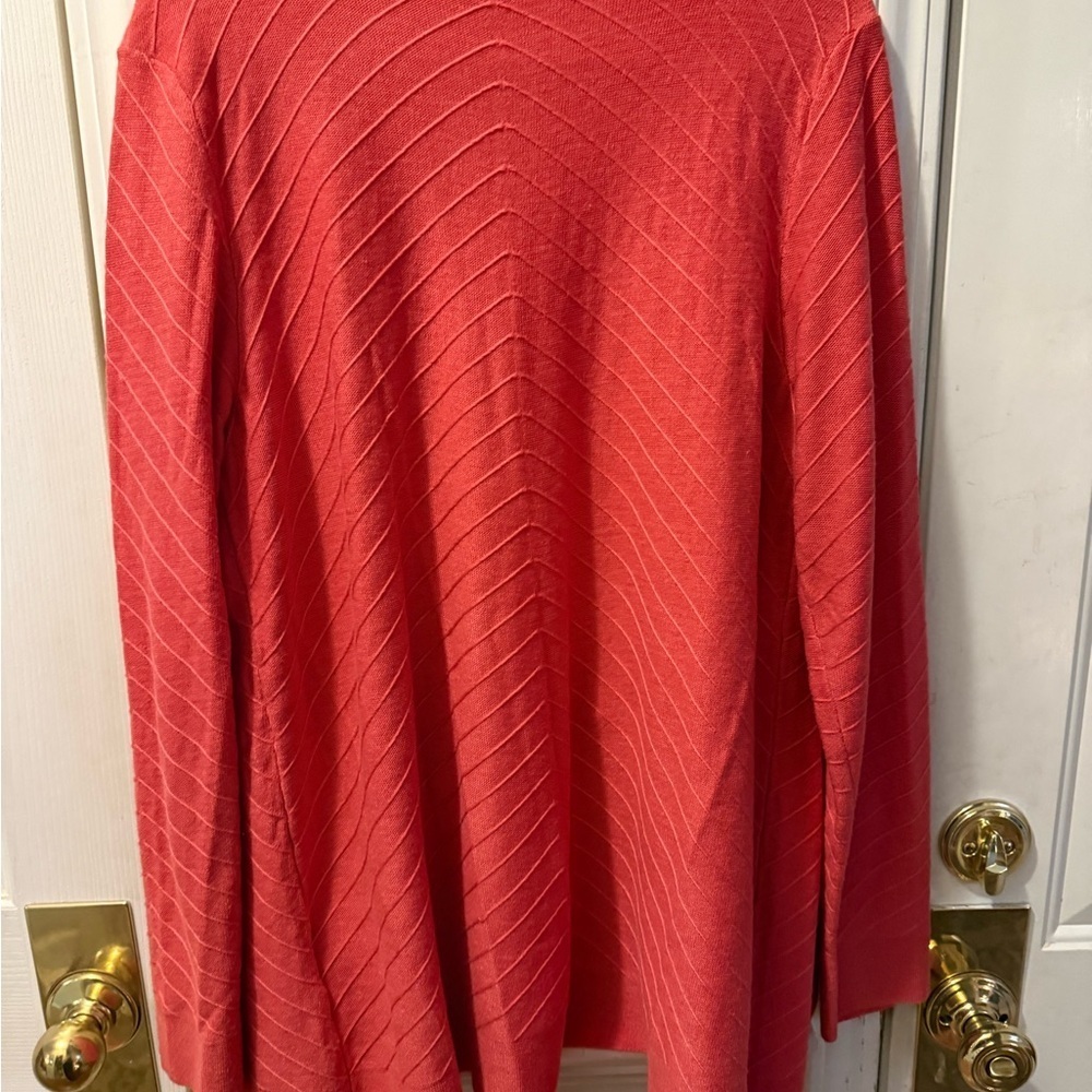 New Dana Buchman Open Front Cardigan - Picture 5 of 7